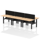 Rayleigh Back-to-Back 6 Person Height Adjustable Bench Desk